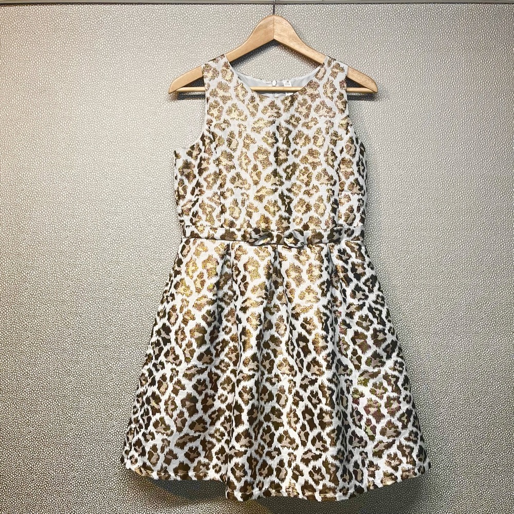 XL (14/16) Cherokee Cheetah Iridescent Dress